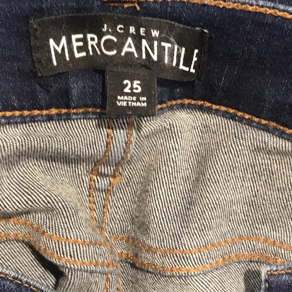 J Crew High Rise Skinny Jeans Exposed Buttons Size 25 - Picture 5 of 13